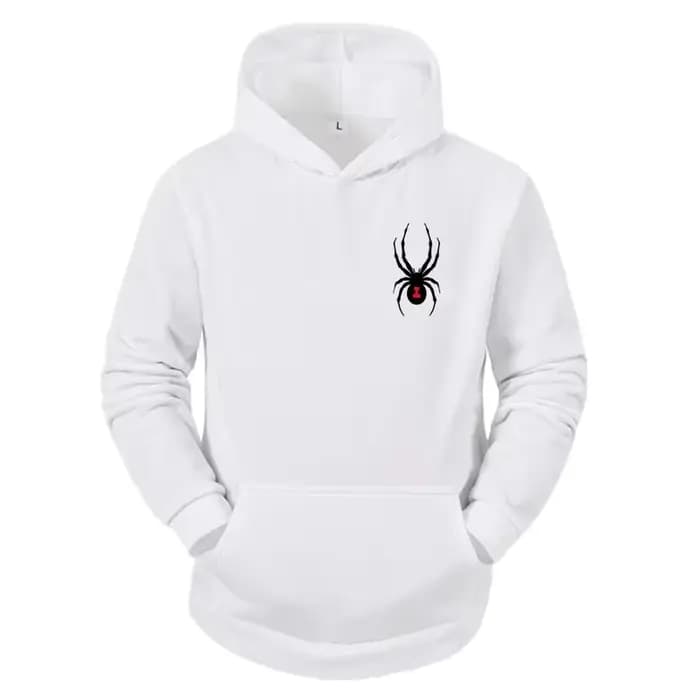 Nouveau sweat à capuche imprimé araignée automne/hiver pour homme