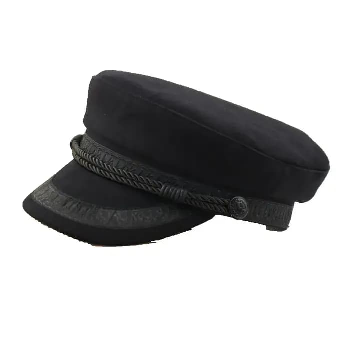 Chapeau de capitaine noir classique