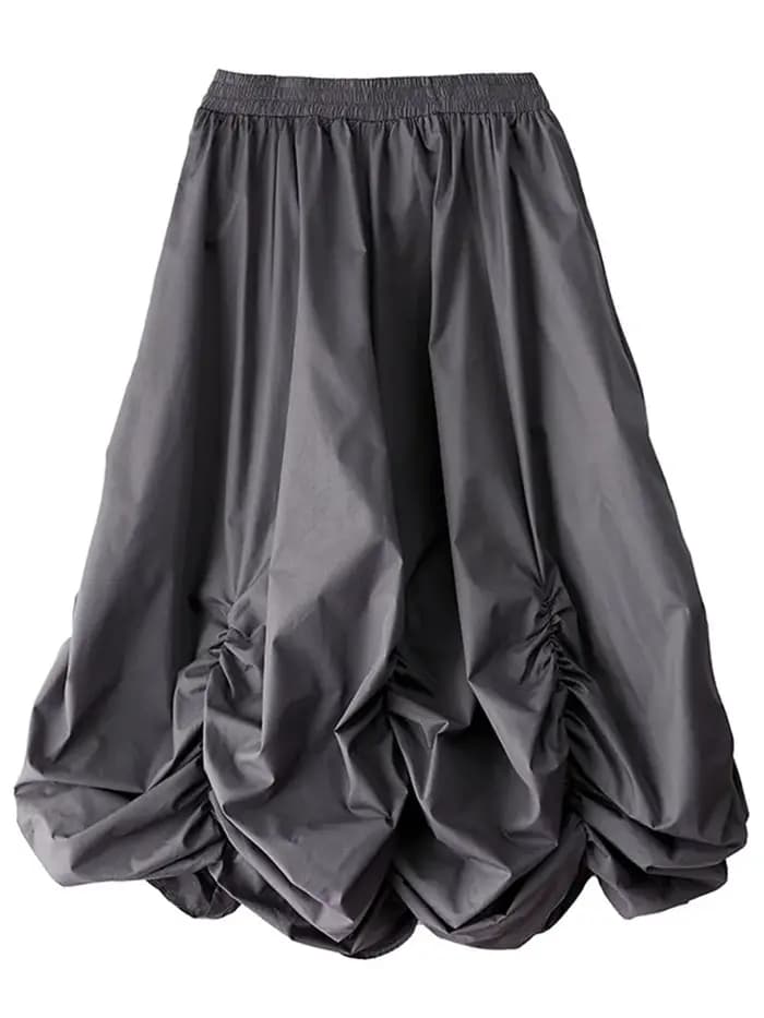 Coton surdimensionné vintage taille haute printemps été automne décontracté ample longue pour femme jupes femmes 2025 jupe vêtements