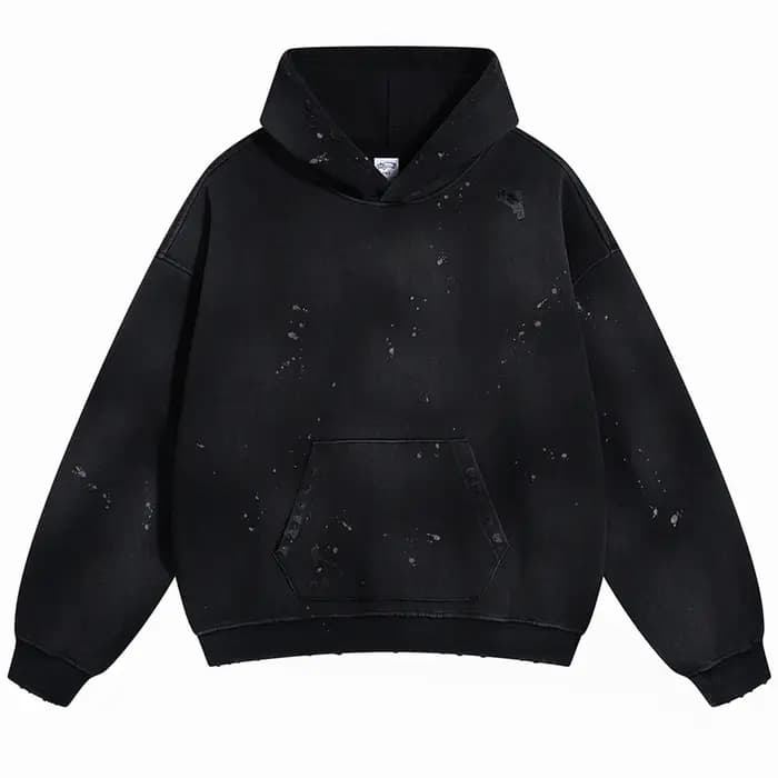 Sweat à capuche Vintage cassé pour hommes