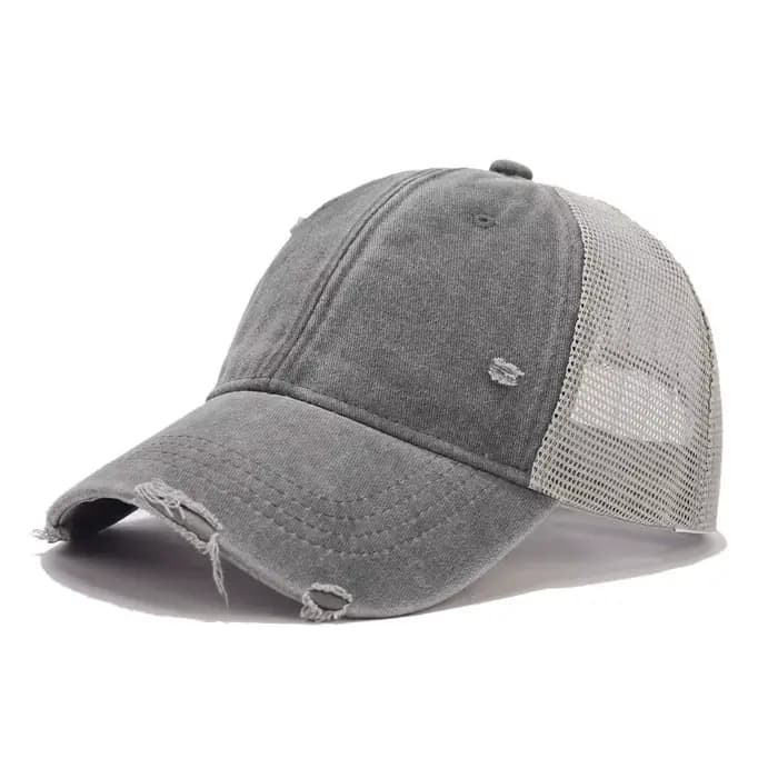 IEFB Style américain nouvelle mode casquette de Baseball en détresse hommes femmes lavé capote maille bec de canard casquettes Protection solaire en plein air 9X111