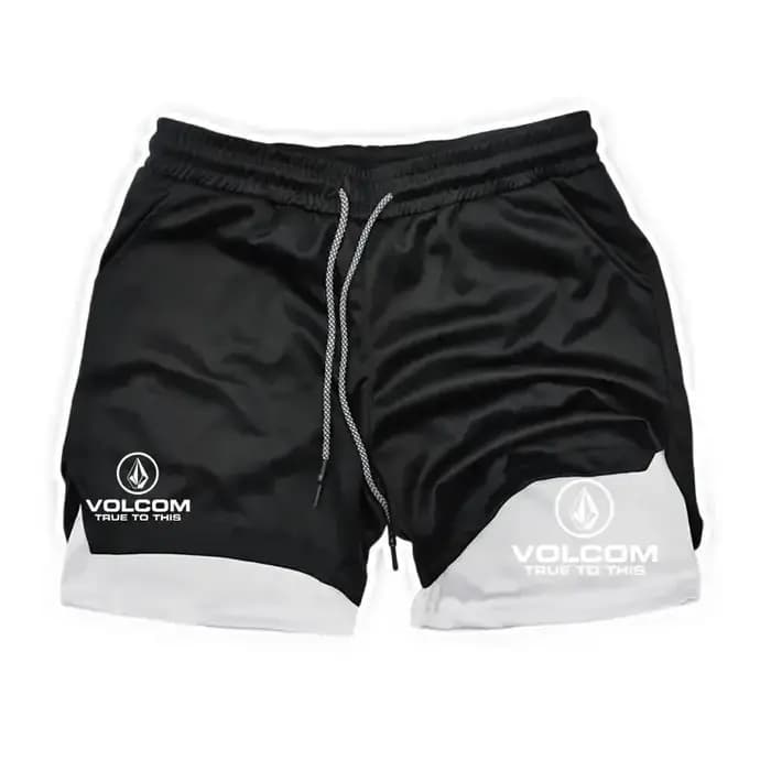 Short de sport imprimé 2-en-1 pour homme VOLCOM