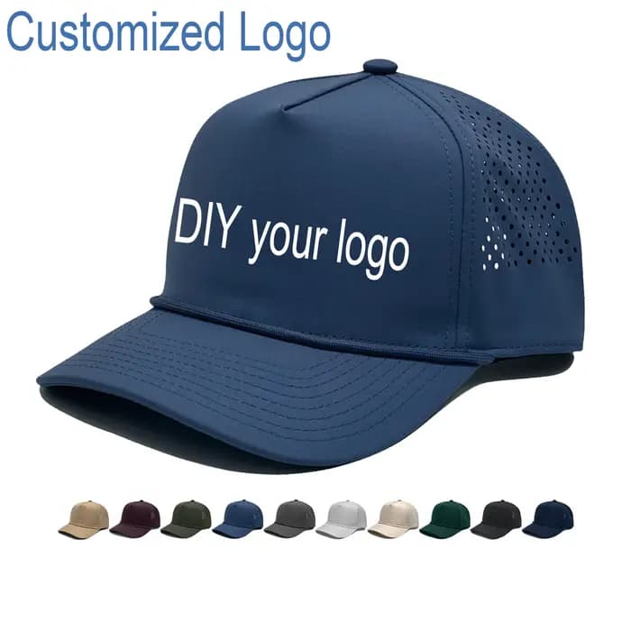 Casquette de Baseball à 5 panneaux avec Logo personnalisé imprimé
