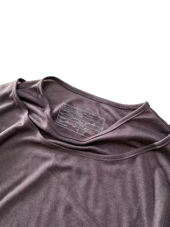 T-shirt pour homme Nofaith Studios à manches longues double couche marron - Qualité supérieure