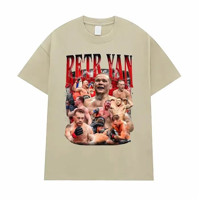 T-shirts graphiques vintage Petr Yan pour hommes et femmes