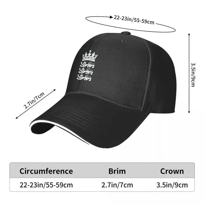 Casquette de Baseball avec Logo de l'équipe de Cricket de la nouvelle-angleterre