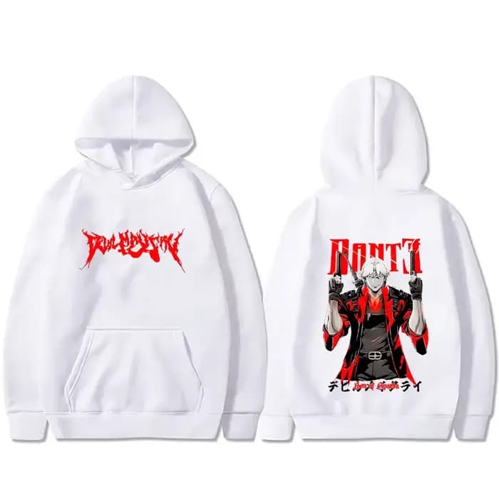 Sweat à capuche vintage Devil May Cry Dante pour homme et femme