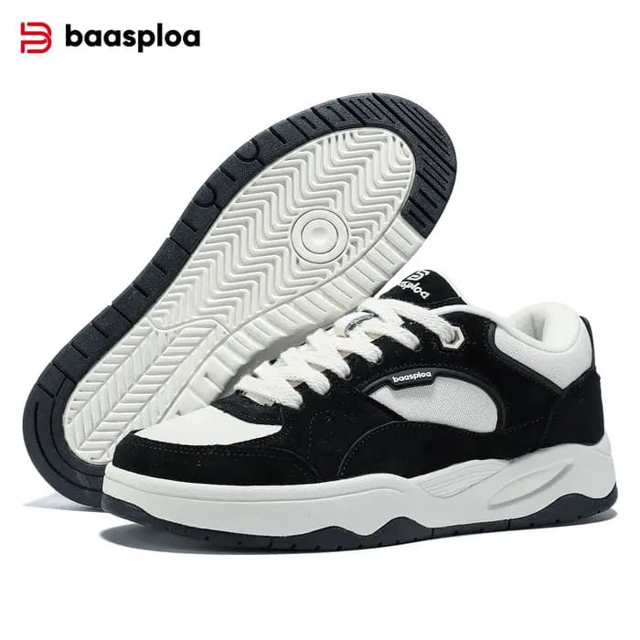 Baasploa – baskets décontractées en cuir pour femmes, chaussures de sport confortables et respirante