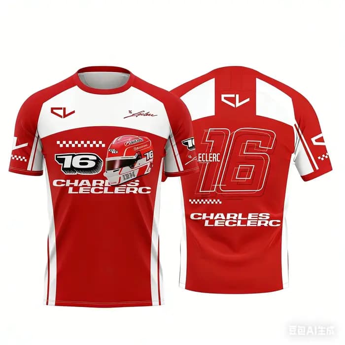 Nouveau T-shirt imprimé 3D Lewis Hamilton 44 2026 – Haut d'entraînement unisexe décontracté à manches courtes pour l'été
