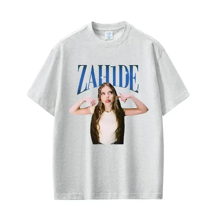 Chanteur Zahide imprimé graphique T-shirts hommes femmes mode décontracté coton à manches courtes