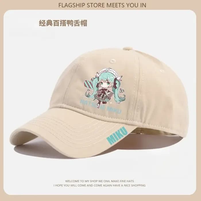 Casquette de baseball Kawaii Hatsune Miku