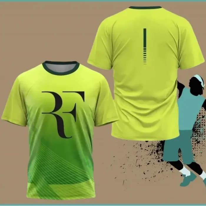 T-shirt de sport de tennis RF Roger Federer