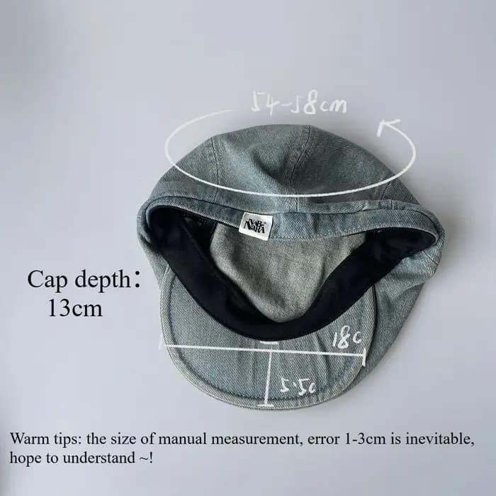 Casquette à visière rétro pour hommes