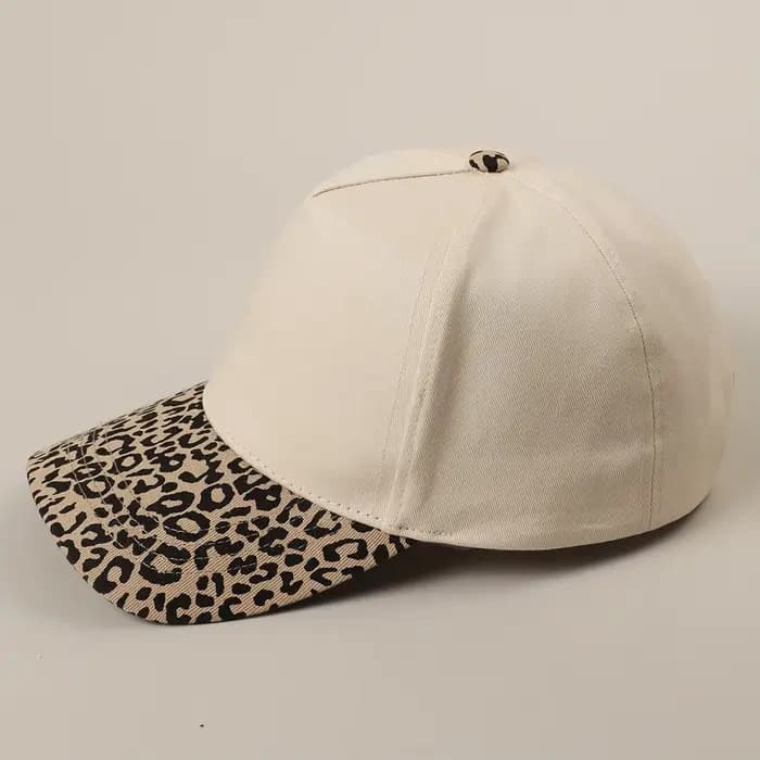Chapeau de Baseball léopard avec LOGO personnalisé pour femmes