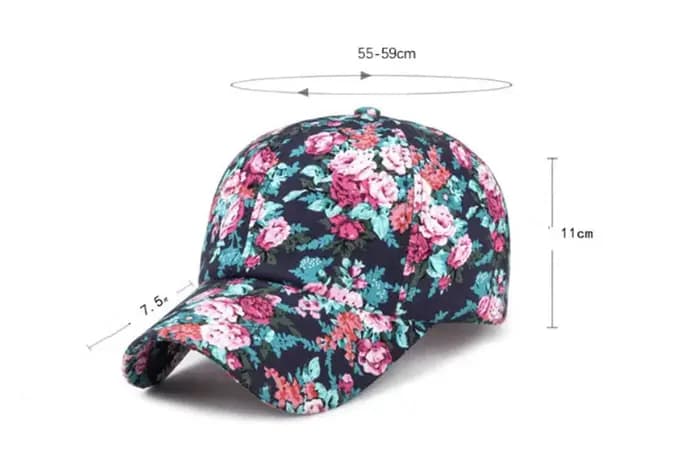 Casquette de baseball à imprimé floral rose pour femme, crème solaire, casquettes de sport décontractées, chapeaux bretonne, chapeau de golf, chapeau de plage, soleil tombant, mode décontractée, 2023