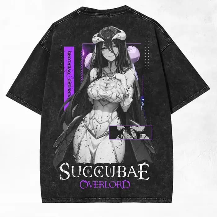 T-shirt Anime Overlord Albedo 2026