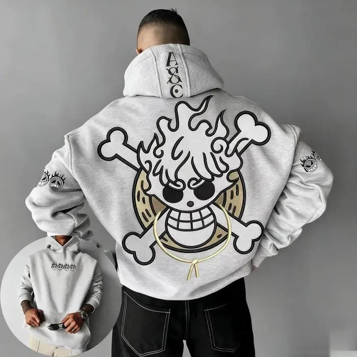 Sweat-shirt à capuche surdimensionné pour homme et femme