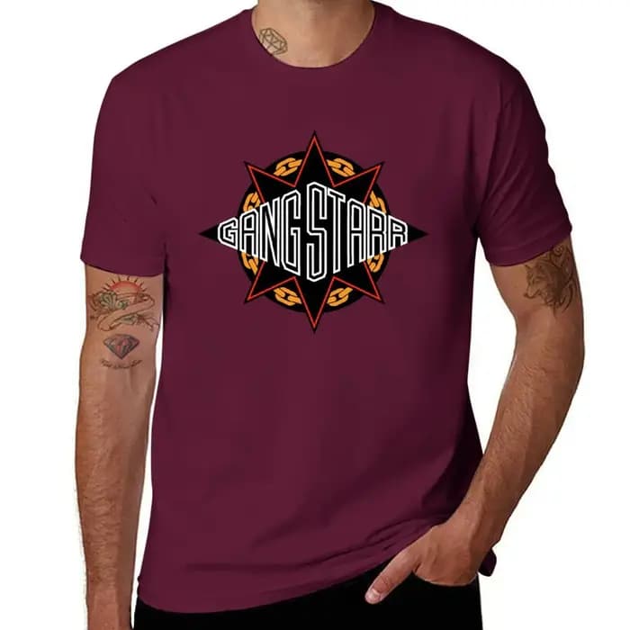 Gangstarr Logo T-Shirt Classique pour Fans de dehors