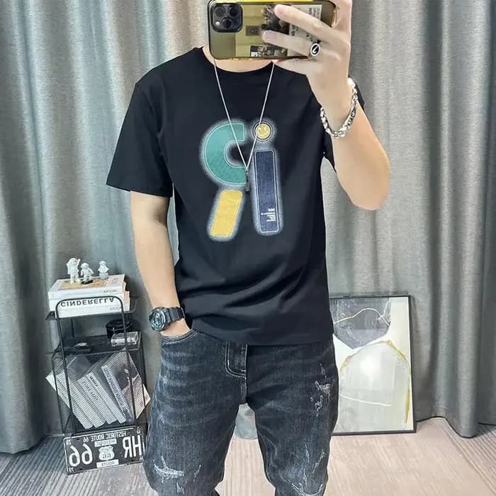 T-shirt pour Homme avec Dessins de l'Alphabet