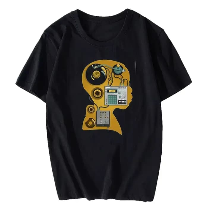 T-shirt en coton esthétique pour hommes