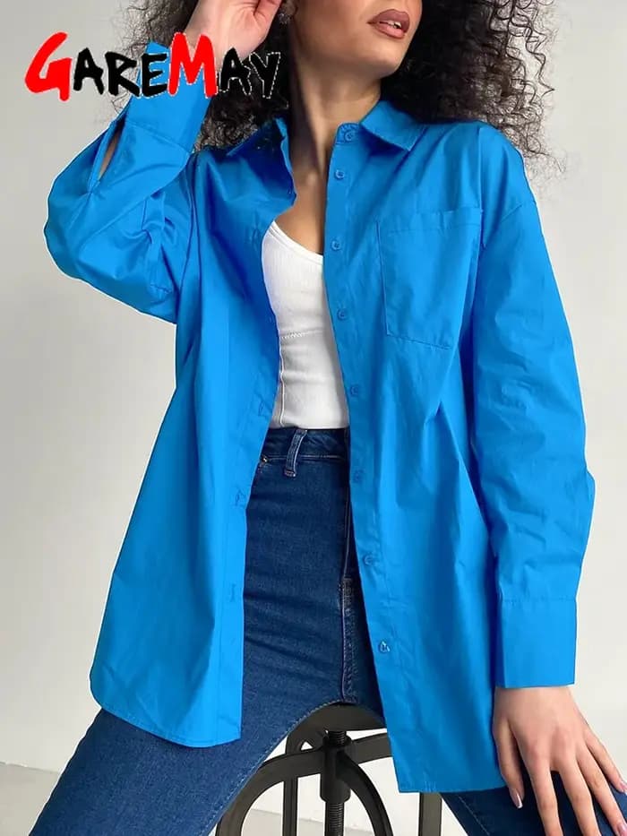 Chemise surdimensionnée pour femmes