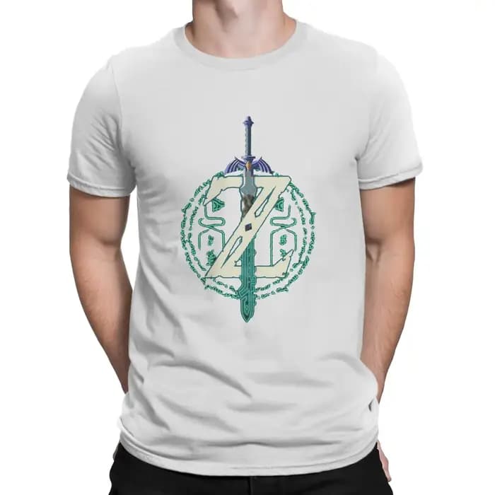 ZELD-T-Shirt à Manches Courtes et Col Ras du Cou pour Homme, Vêtement en 100% Coton, Style Tears of