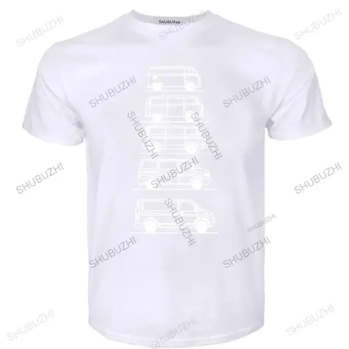 Homme t-shirt été hommes t-shirt transporters campeurs en déguisement t-shirt-T4 Tag Van- Geschenk f