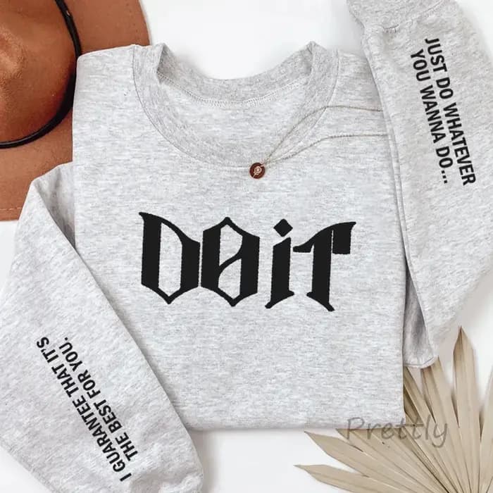 Do It col rond sweat femmes hommes rose Kpop Fan Merch SKZ sweats pull à manches longues