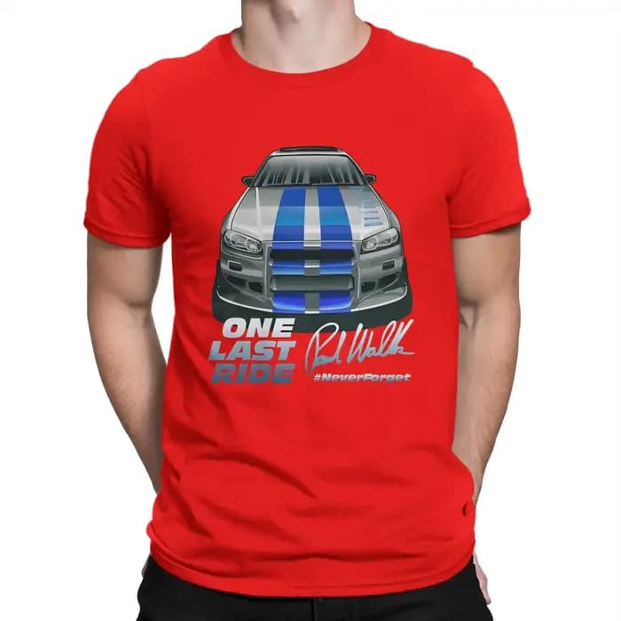 T-shirt Fast & Furious Movie Skyline GTR R34 pour homme