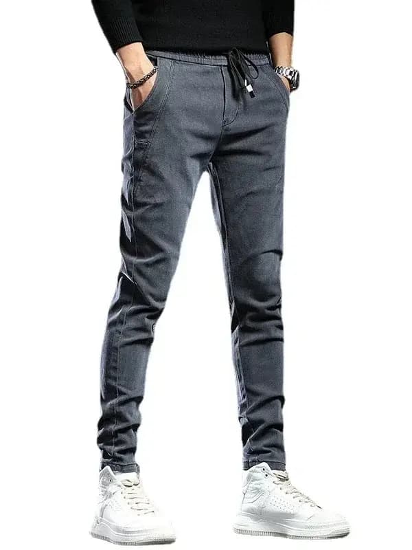 Jean Cargo Noir et Gris pour Homme, Pantalon de Jogging en Denim, Streetwear, Baggy, Harem, FjCargo, Printemps Été