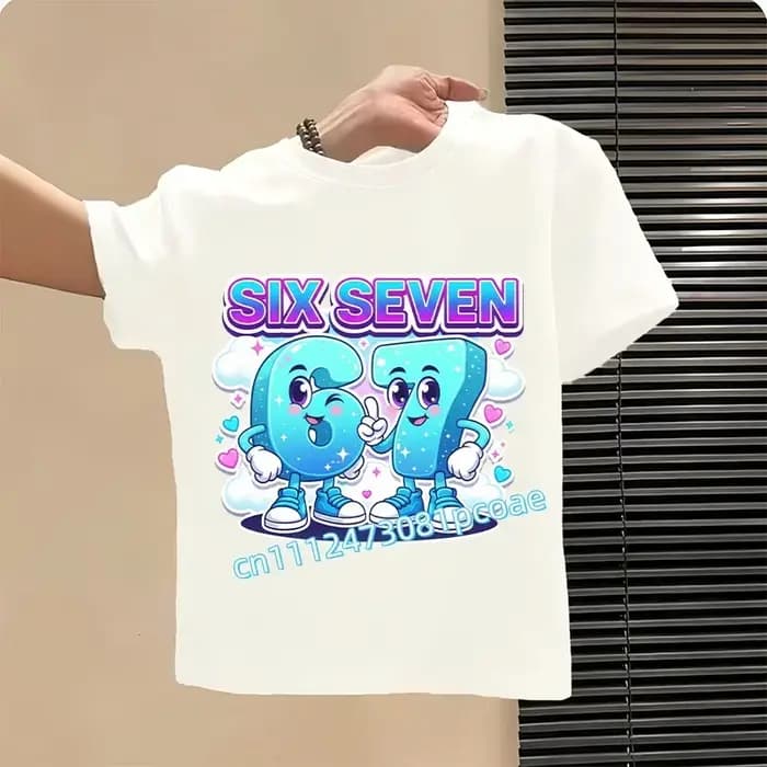 T-shirt Meme 67 pour enfants