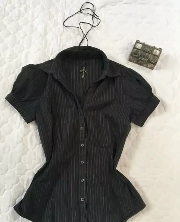Vintage esthétique femmes personnalité Y2K mince vêtements mode chemises Harajuku à manches courtes hauts femme chaude classique t-shirt décontracté