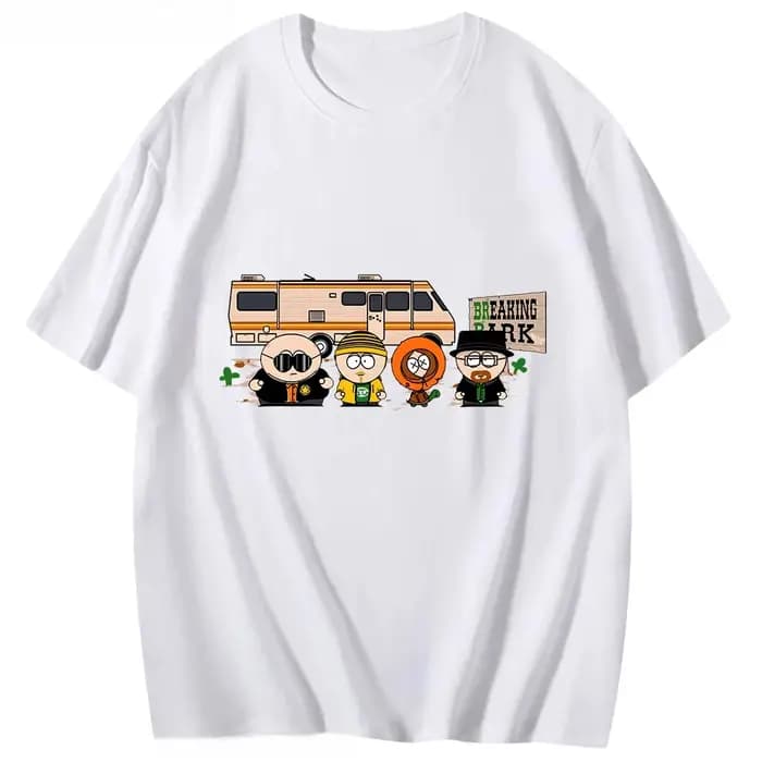 Chicken Brothers t-shirts d'été haut Streetwear vêtements pour femmes Breaking Bad chemise Park PrintT
