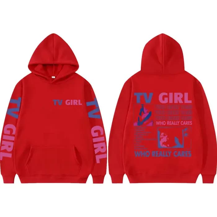 Pop Band TV Girl Who Really Cares Album sweat à capuche imprimé Rock Hip Hop sweat à capuche hommes