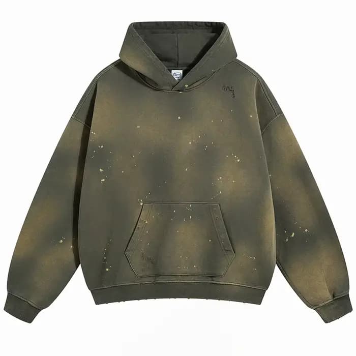Sweat à capuche Vintage cassé pour hommes