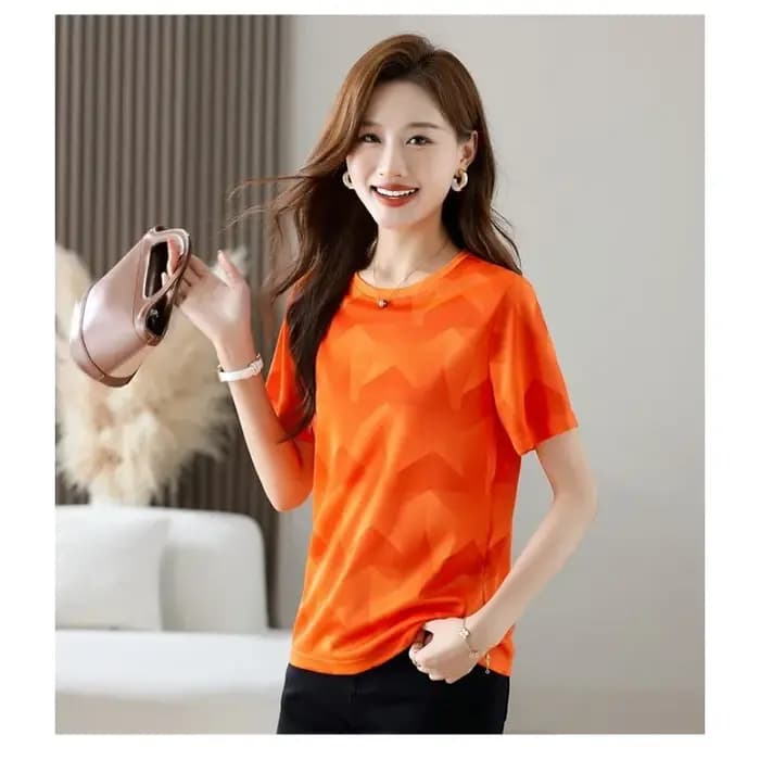 T-shirt à manches courtes pour femmes