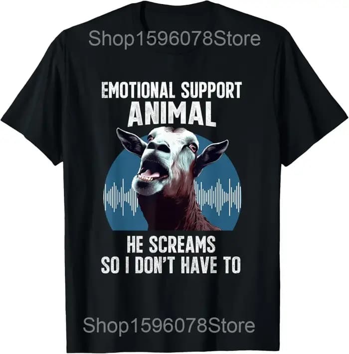 Le chèvre propriétaire Animal fermier agriculture t-shirts hommes Humor Streetwear t-shirt à manches courtes unisexe vêtements de noël