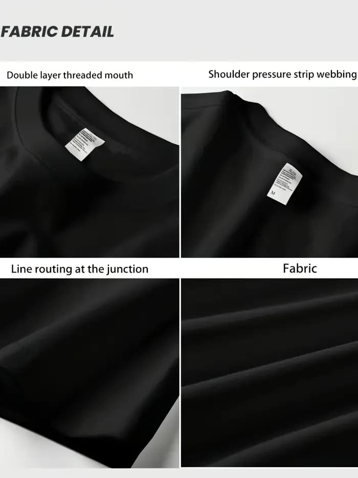 T-shirt pour homme 100% coton avec broderie florale délicate