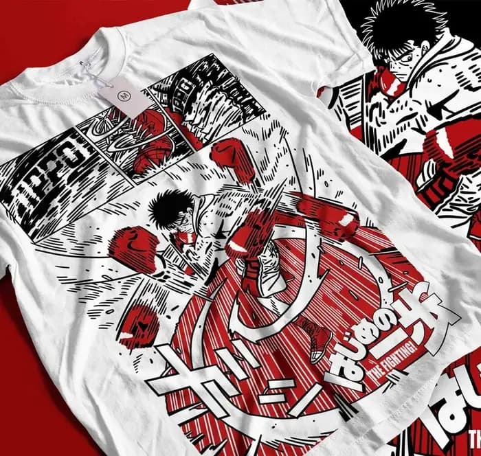 Hajime no Ippo – T-shirt unisexe surdimensionné de haute qualité, nouveau modèle, pour les amateurs