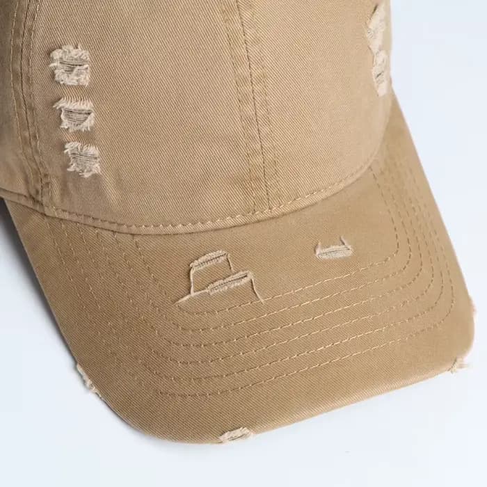 Casquette de baseball vintage délavée avec logo personnalisé
