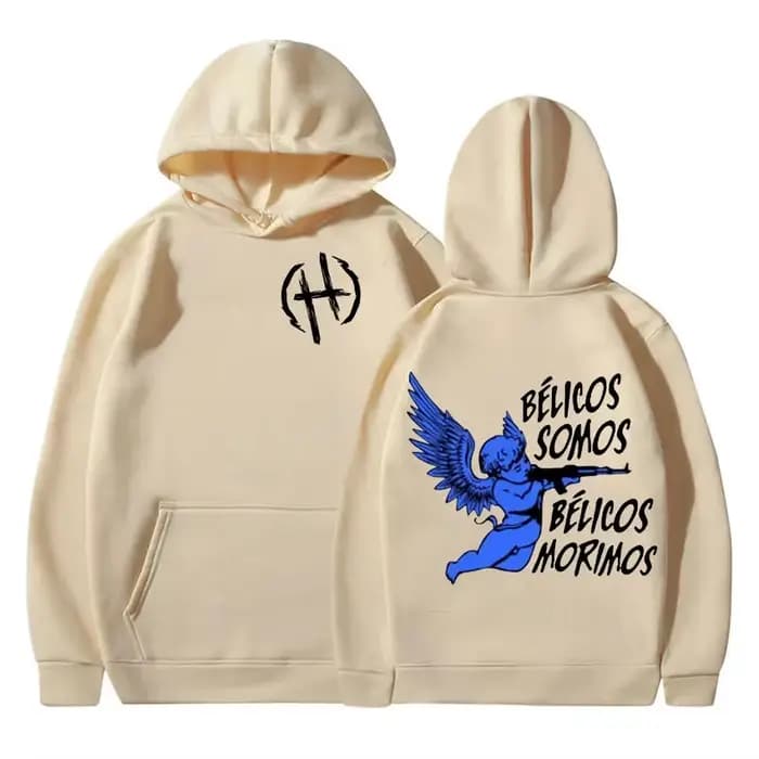 Sweat à capuche rétro à manches longues pour hommes et femmes