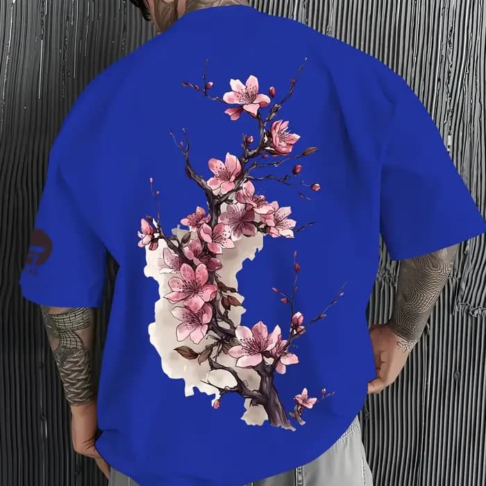 T-shirt à motif de fleurs de cerisier de Tokyo