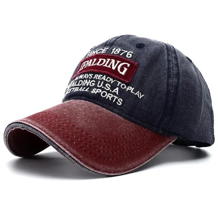 Casquette de baseball vintage à cinq panneaux pour hommes