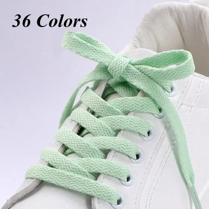1 paire 36 couleurs lacets plats