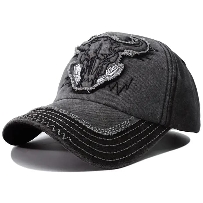 Nouvelle Casquette de Baseball en Jean Délavé Style Hip Hop Vintage 2026