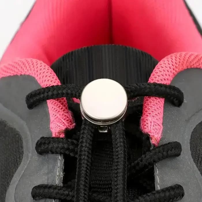 Paquet de 6 serrures à lacets sans cravate : à ressort et installation facile pour les chaussures de sport et décontractées