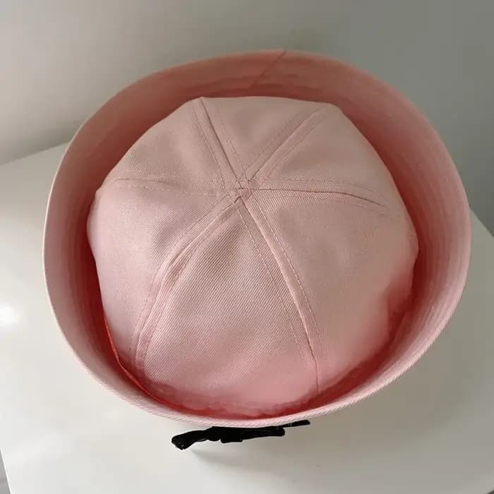 Béret marin en tissu style coréen avec nœud papillon et visière relevable