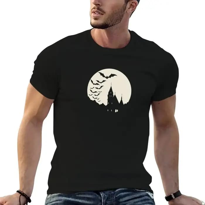 Ravenloft by the moon T-Shirt t-shirt pour hommes 100% coton, marque de luxe, t-shirts anime pour ho