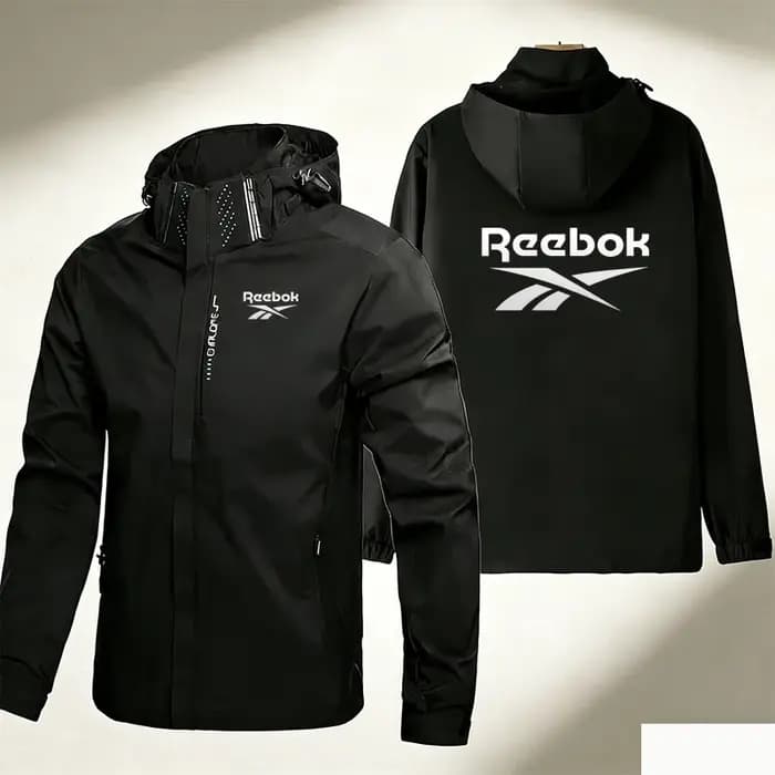 Veste de cyclisme imperméable pour homme avec logo Reebok / Vêtements de VTT / Manteau / Imperméable