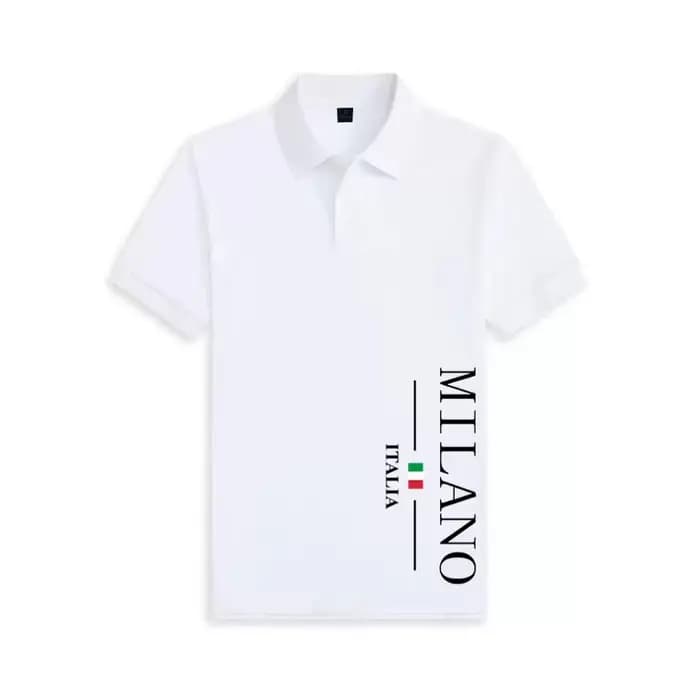 Polo homme Milan, nouveau design imprimé